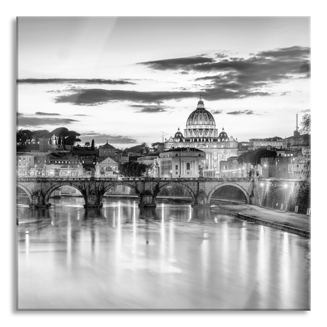 Ungerahmtes Foto auf Glas "St. Peter's Basilica in Rome"