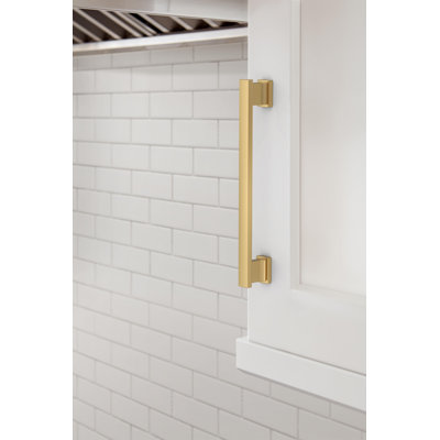 Triomphe 6-5/16 inch (160mm) Center-to-Center Champagne Bronze Cabinet Pull - 10 Pack