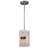 1 - Light Brushed Nickel Single Pendant