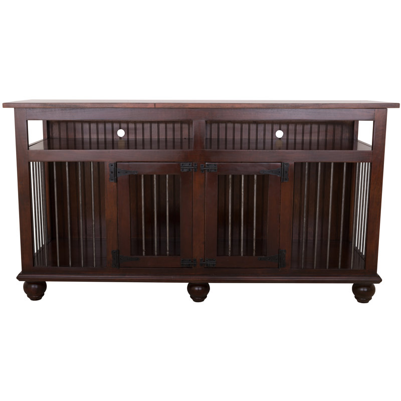 Caisse pour animaux Leela, Rhum des Caraïbes, Moyen (H 40 po x l 76,25 po x P 25 po)