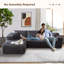 Canapé modulaire rembourré 2 pièces Kailayah-710688850-710684427