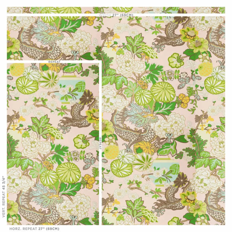 Chiang Mai Dragon Wallpaper, Blush