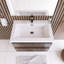 Meuble-lavabo simple 30 po avec plateau en résine Jaidy-1213269743