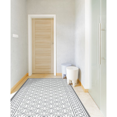 Harrigan Vinyl Machine Printed Area Rug