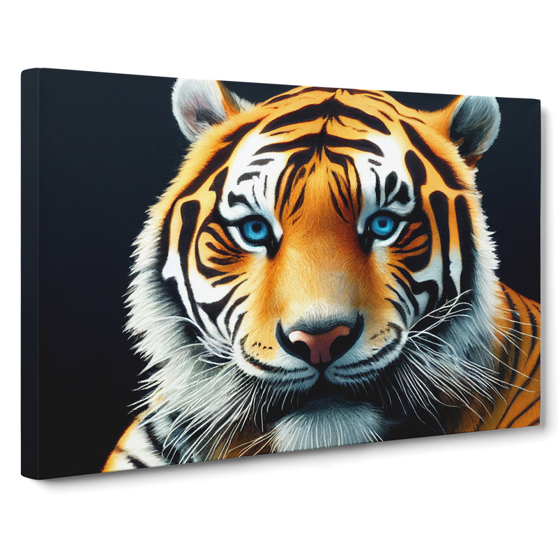 A Tiger Portrait Vol.2 - Wrapped Canvas, 50cm H x 76cm W x 3cm D
