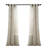 Farmhouse Textured Sheer Polyester Sheer Curtain Pair-891289284-893984460