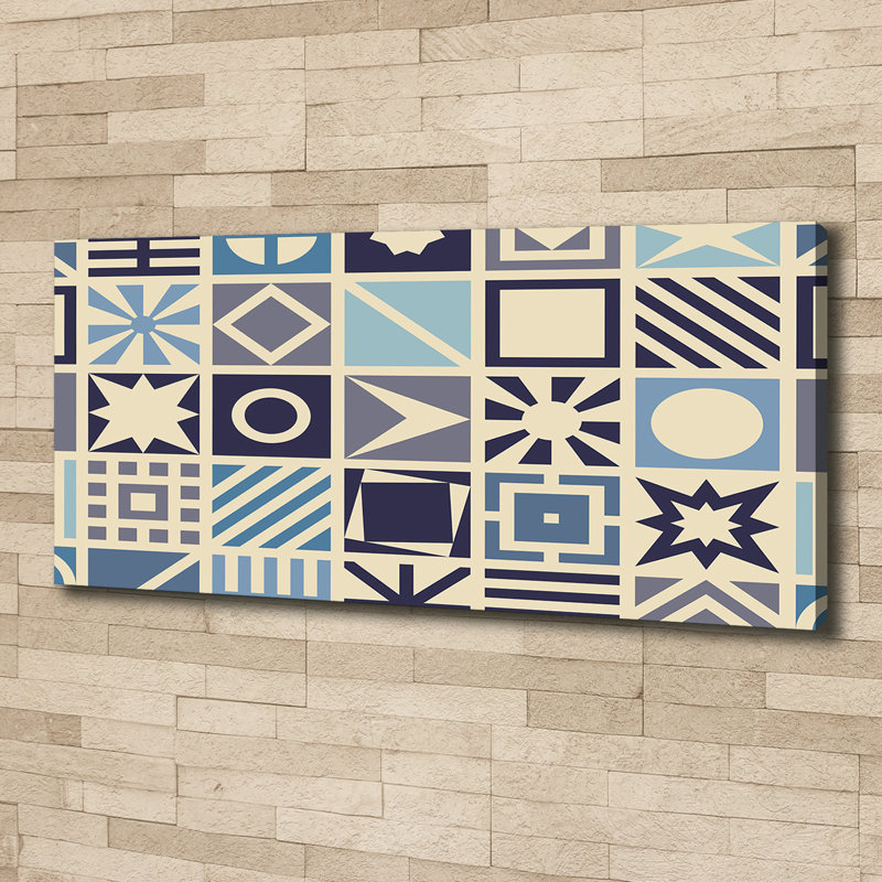 Geometric Background - No Frame Print on Canvas