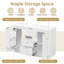 Meuble-lavabo autoportant de 121,4 cm (47,8 pouces) avec lavabo en résine