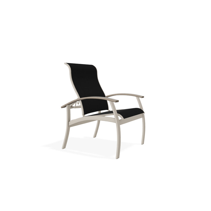 Chaise de patio Askar, Désert, Désert texturé, Noir 5D Sunbrella®