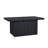 Calvin 52" Rectangle Metal Propane Fire Pit Table With Hidden Tank in Black Coral by Real Flame