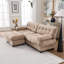 Canapé modulaire avec assise profonde et repose-pieds-865439480