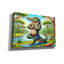 «Crocodile Yoga» par Rey Klimt, art mural sur toile-74689690