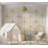 Abstract Wallpaper Wall Mural - Gold Linear Pattern-97242273