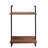 3 Tier And 2 Floating Wood Shelves Metal Wall Mounted For Bathroom Accessories Towel Holder Wine In Basement Multi - Functional Living Room Kitchen Pantry Above Toilet Saving Space Displaying Products