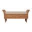 Boucle Upholstered Bench