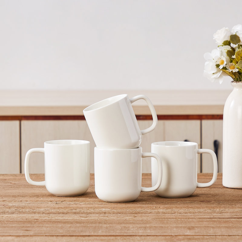 Ceramic Coffee Cup, Set of 4, 360ml