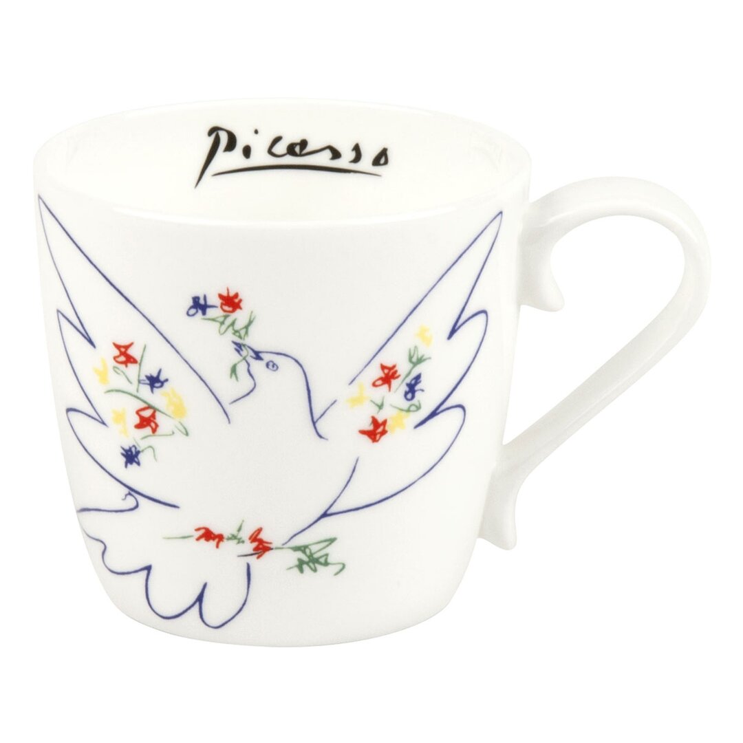 Kaffeebecher Picasso La Colombe Du Festival aus Bone China