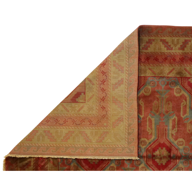 Global Rug One-of-a-Kind Hand-Knotted Samarkand 8'1" x 11'8" Wool Area Rug
