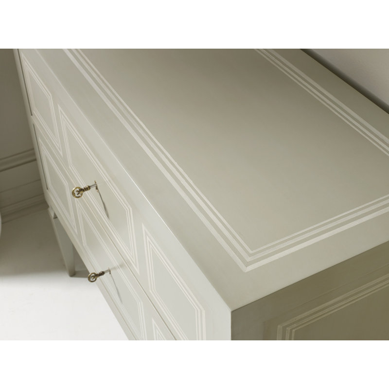 Milan Accent Chest, Ivory