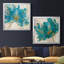 «Blue Infusion I», ensemble de 2 reproductions d'art encadrées-758792466-758792468-758792474