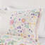 Housse de couette simple en coton avec motifs floraux et jungle