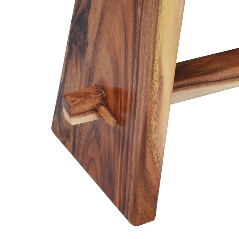 Almus Solid Wood Accent Stool