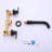 Wall Mounted Optional 2-handle Bathroom Faucet