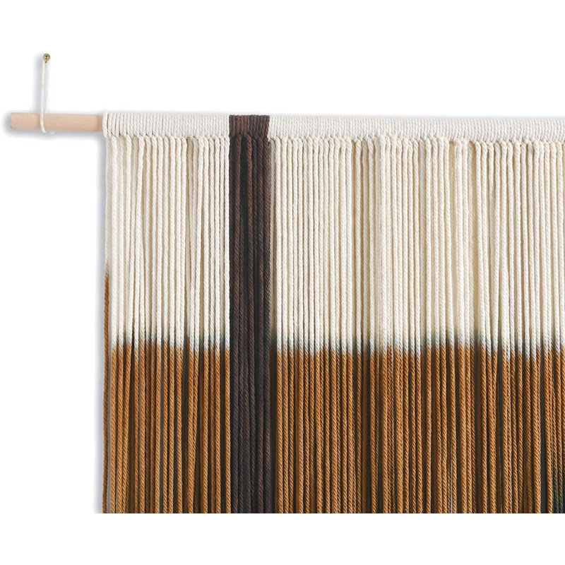 Décoration murale en macramé