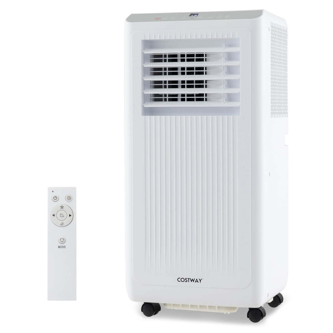 Costway 6500 Btu(10000 Btu Ashrae) Portable Air Conditioner 3-in-1 Freestanding Air Cooler With Dehumidifier Costway