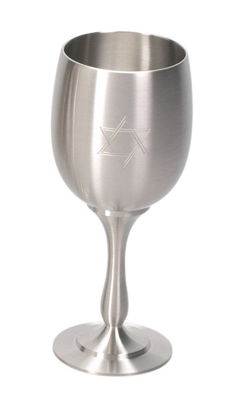 Tasse giddush étain