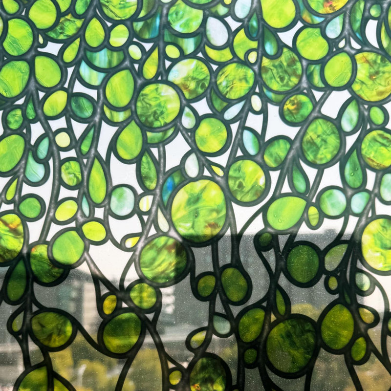 Autocollant décoratif pour fenêtre, Vert