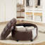 63.5Cm Tufted Round Cube with Storage Ottoman-1618048858