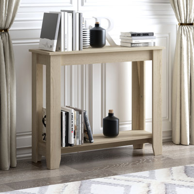 Justine Basilico 35.2'' W Console Table with Shelf