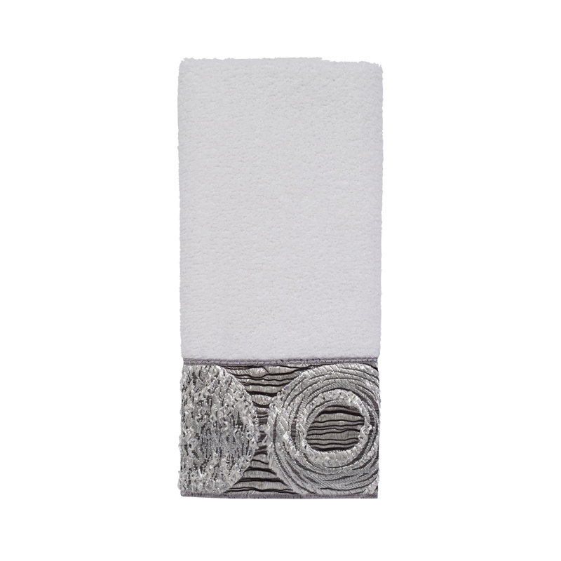 Serviette de bain dorée 100% coton, blanc