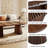 31"-55" Expandable Oval Coffee Table, Walnut