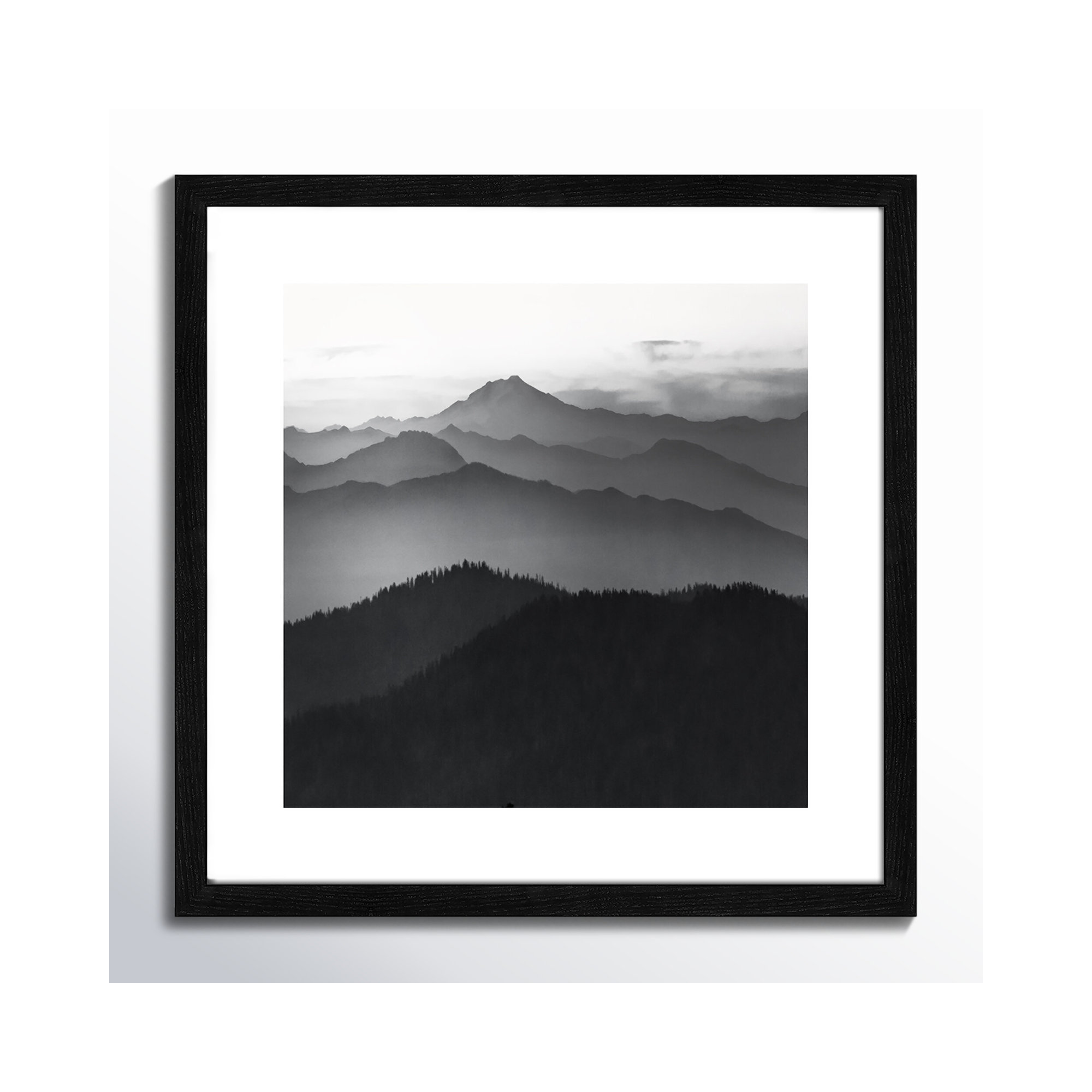 Cascades by Danita Delimont, 17" H x 17" W x 0.75" D, Black Framed