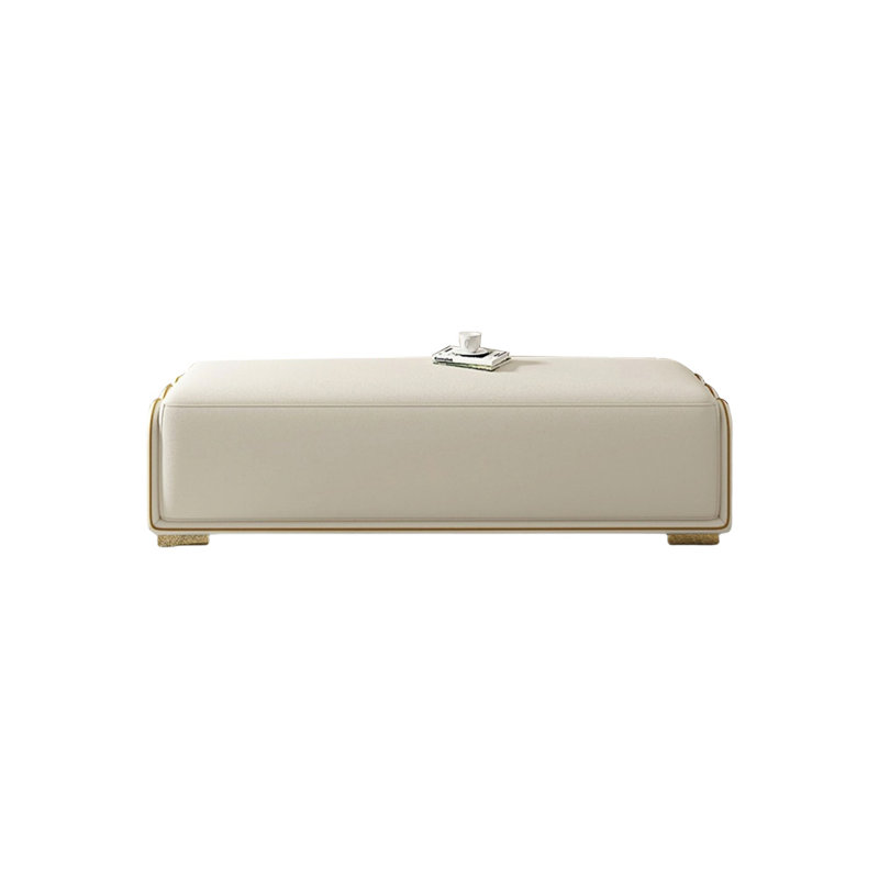 Banc rembourré en cuir Taleshia, H 17,71 po x l 59,05 po x P 15,74 po