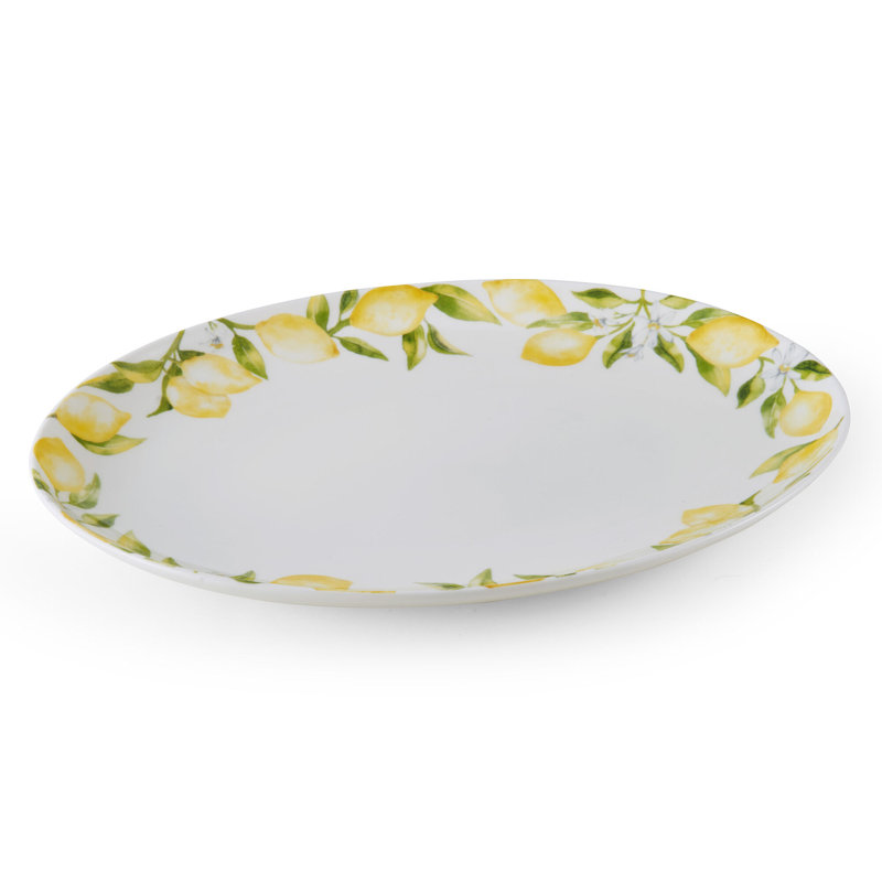 Lemons 14 in. Oval Serving Platter