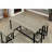 Bassam 4 - Person Trestle Dining Set