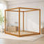 Lit au sol House Design avec grands tiroirs de rangement et barrières de sécurité, cadre de lit en bois à lattes pour enfants-1765140283-1765140276