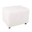 Dinnah 60Cm Wide Rectangle Solid Colour Ottoman