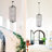 Farmhouse Kitchen Chandeliers, Vintage Rustic Cage Light Fixture Adjustable Height  Chandeliers For Dining Room Hallway Foyer Entryway (E12 Bulbs Not Included)-116865154-121208273