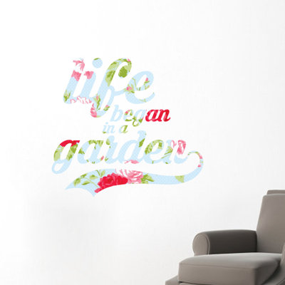 Text & Numbers Wall Decal