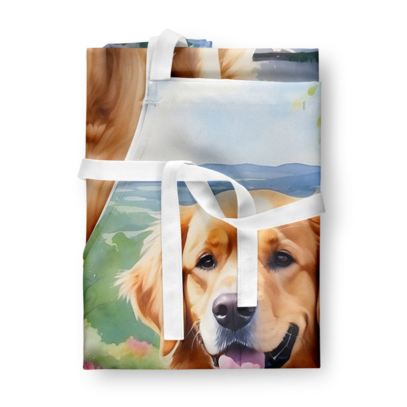 Tablier Golden Retriever Spring Path