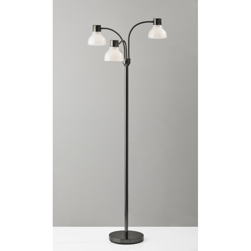 Lally 69'' Tree Floor Lamp, Black Nickel