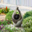 Outdoor Sculptural Fountain with Lights