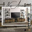 Meuble télé 2 tablettes Rustic Oak