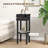 2-Tier Side Tables Set of 2 with Drawer Shelf for Living Room, Gray-107263872