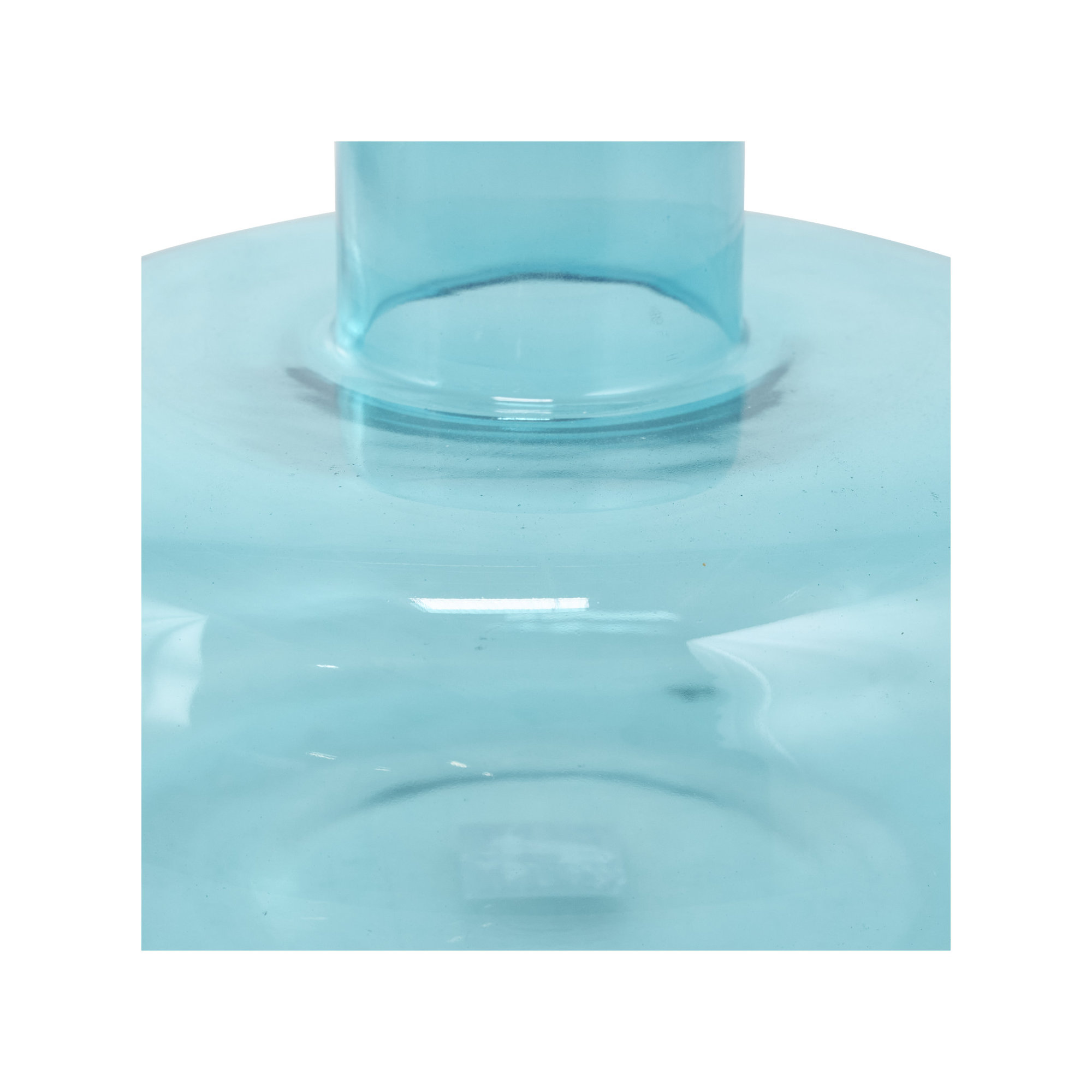Glass Table Vase, Blue