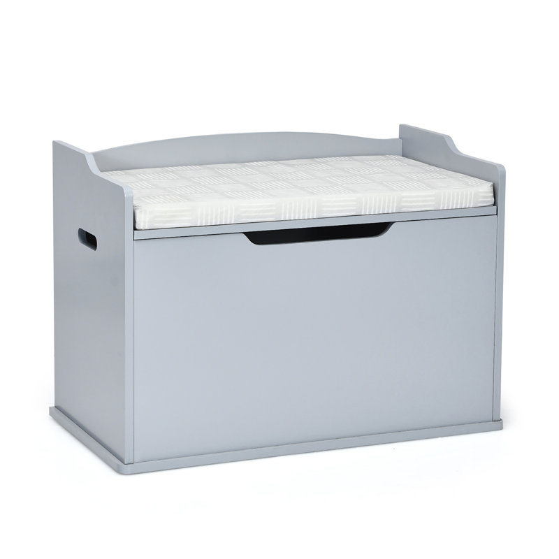 Seyhan Harriet Bee Toy Storage Bench, Light Grey